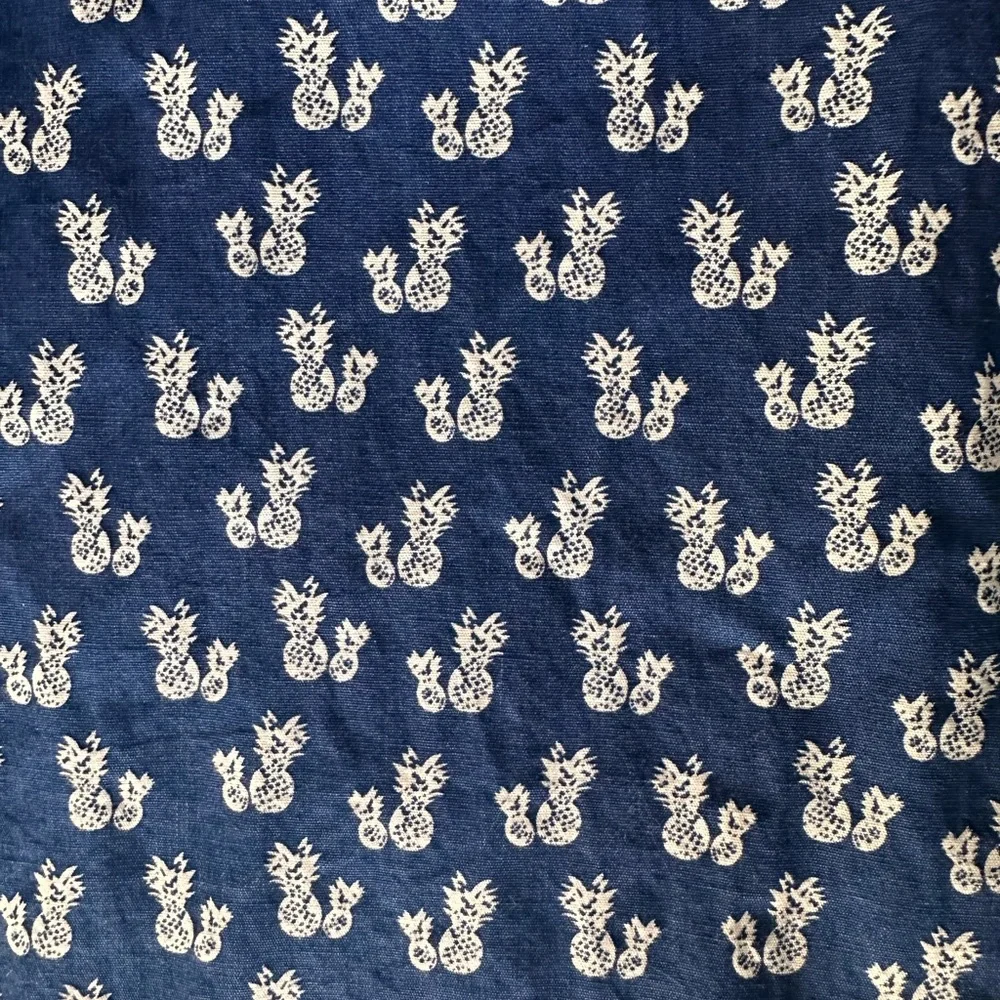 Men’s Synrgy short sleeve button up blue pineapple shirt size 3XL like new - Picture 2 of 4